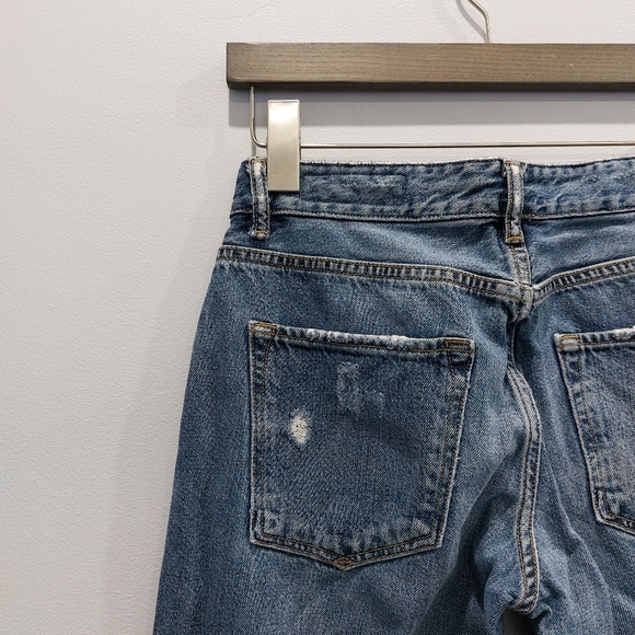 All Saints Alana Boys Jeans Distressed Denim - Picture 6 of 9